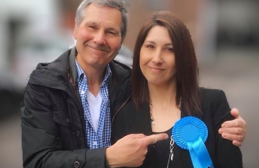 Louise with her dad