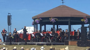 Band of the Royal Marines performing at Deal in 2022